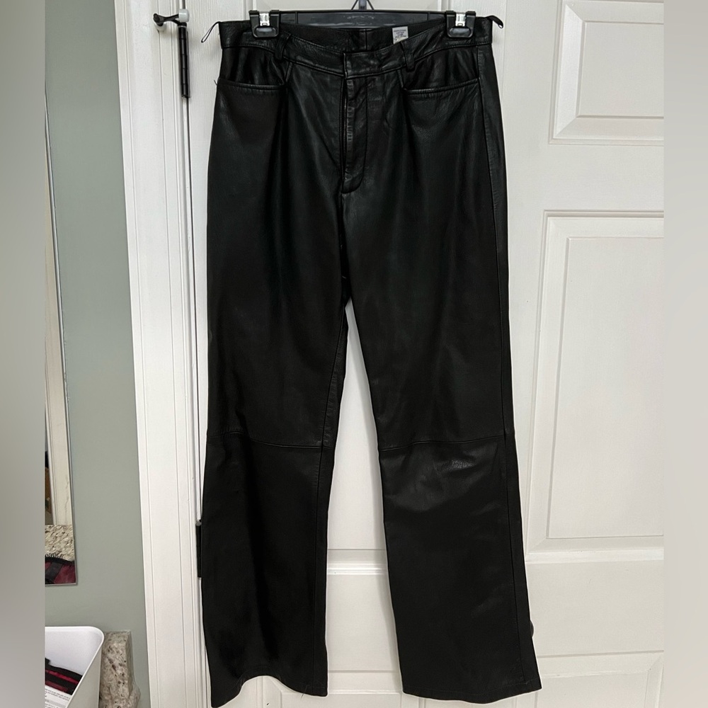 Leather old navy jeans size 8